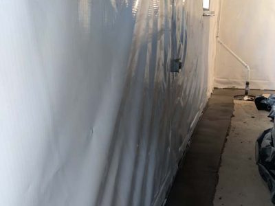 Basement Waterproofing Installation
