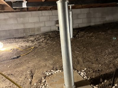 Galvanized Steel Floor Support Installation Project
